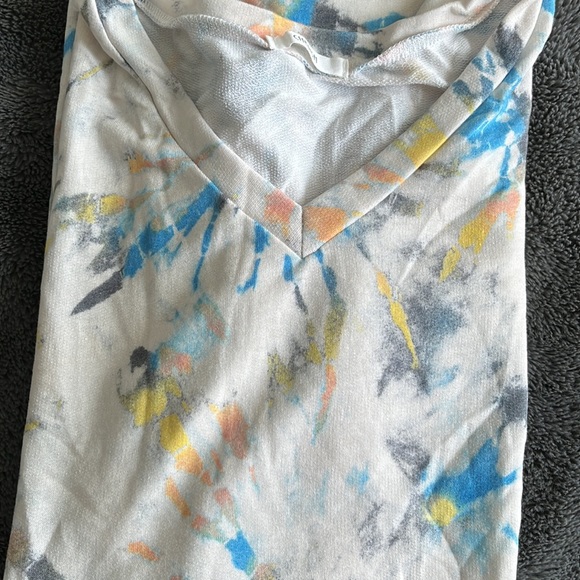 Taupe paint splatter dress - Picture 12 of 12